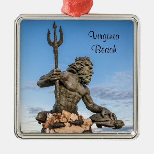 King Neptune Ornament Aus Metall (Vorne)