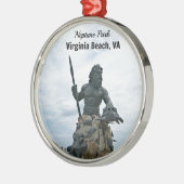 King Neptune Park, Virginia Beach, VA Ornament Aus Metall (Links)