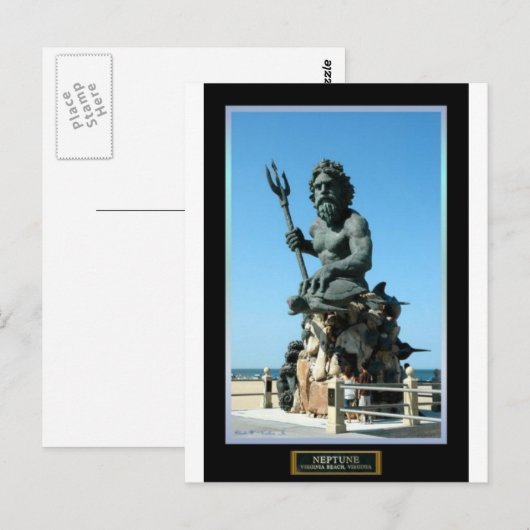 King Neptune Postkarte (Vorne/Hinten)