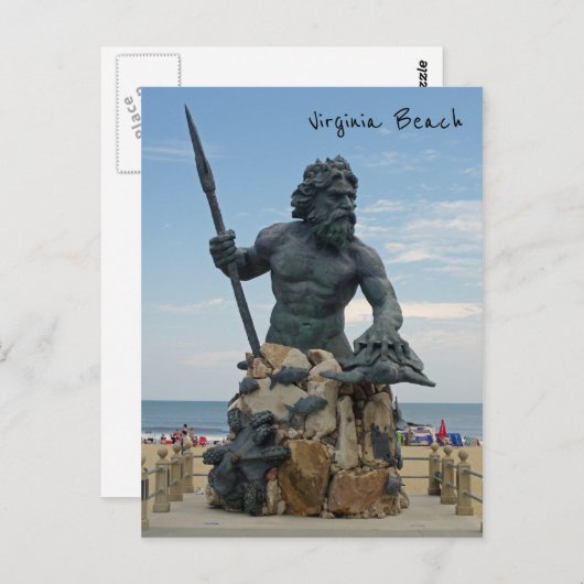King Neptune Postkarte (Vorne/Hinten)