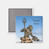 King Neptune Statue Magnet (Vorderseite/Rückseite)