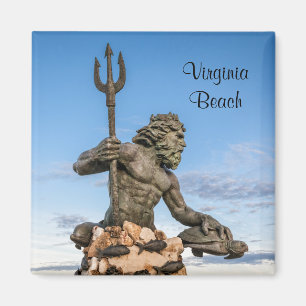 King Neptune Statue Magnet