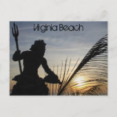 King Neptune Virginia Beach Postcard Postkarte (Vorderseite)
