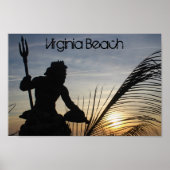 King Neptune Virginia Beach Poster (Vorne)