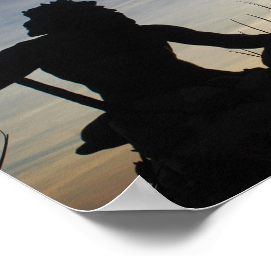 King Neptune Virginia Beach Poster (Ecke)