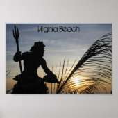 King Neptune Virginia Beach Poster (Vorne)