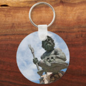 King Neptune Virginia Beach Statue Schlüsselanhänger (Vorderseite)