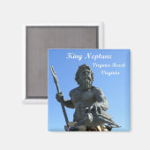 King Neptune, Virginia Beach, Virginia Magnet (Vorderseite/Rückseite)