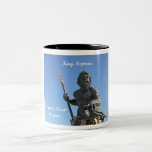 King Neptune, Virginia Beach, Virginia Zweifarbige Tasse