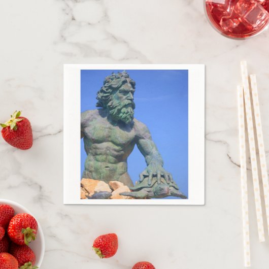 King Neptune von Shirley Taylor Serviette (Beispiel)