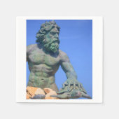 King Neptune von Shirley Taylor Serviette (Vorderseite)