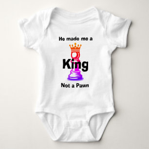 King Not Pawn Onsie Baby Strampler