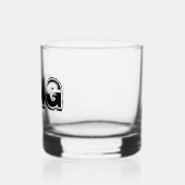 KING Number One Letters Whiskyglas (Links)