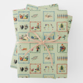 King Nutcracker Weihnachtswrackpapier Geschenkpapier Set (Beispiel)