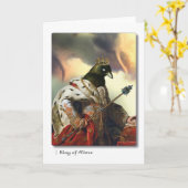 King of Aether Tarot Grußkarte Karte (Gelbe Blume)