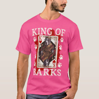 King of Barks herzen Poker Great Dane T-Shirt