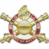 King of Battle Custom-Cut Vinyl Sticker (Vorderseite)