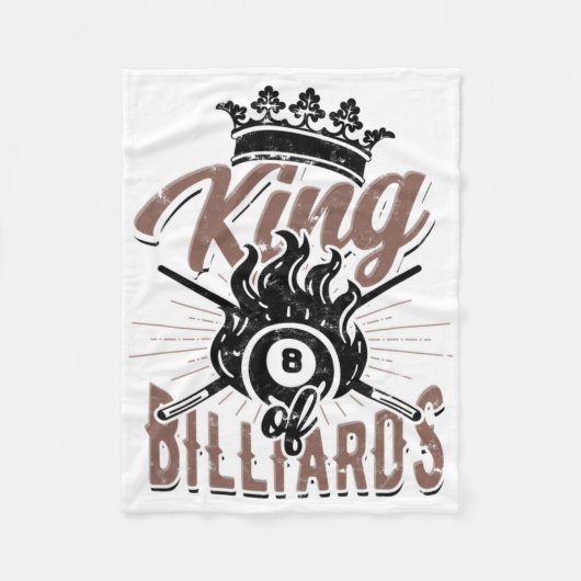 King of Billard - 8-Loch-Pool und Khalk Fleecedecke (Vorderseite)