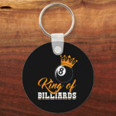 King of Billiards Aight Ll Crown Schlüsselanhänger (Vorderseite)