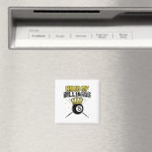 King of Billiards Pool Queue Snooker Billiard-Spie Magnet (In Situ (Geschirrspüler))