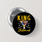 King of Billiards Pool Snooker Billard Racker Cue Button (Vorne & Hinten)