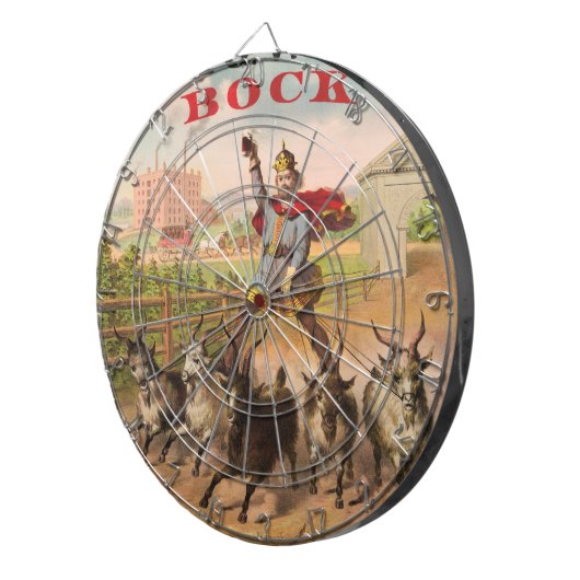 King of Bock Beer Riding ziegen Dartboard Dartscheibe (Vorderseite rechts)