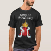 King Of Bowling Fan Young Man Bowler Bowling King T-Shirt (Vorderseite)