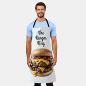 King of Burgers Koch Schürze (Getragen)