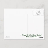 King of Cashel Postkarte (Rückseite)