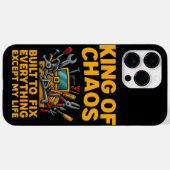 King of Chaos iPhone 14 Pro Max Case Funny Tool (Rückseite (Horizontal))