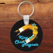King of Chick Mags Schlüsselanhänger (Vorderseite)