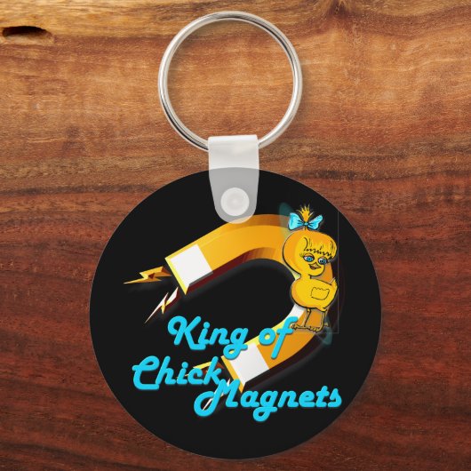 King of Chick Mags Schlüsselanhänger (Vorderseite)