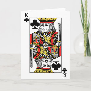King of Clubs Karte