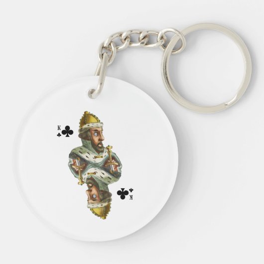 King of Clubs Schlüsselanhänger (Rückseite)