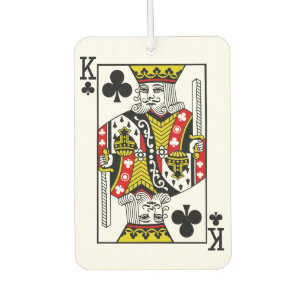 King of Clubs Spielkarten Autolufterfrischer