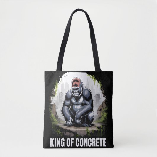 KING OF CONCRETE Gorilla Urban Jungle Tasche (Vorderseite)