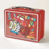 King of Crush Monster Truck Metall Brotdose (Rückseite)