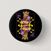 👑 King of dinks - Pickleball Button (Vorderseite)
