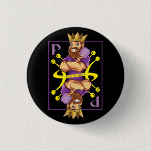 👑 King of dinks - Pickleball Button