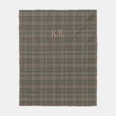 King of England Balmoral Royal Tartan Fleecedecke (Vorderseite)