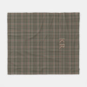King of England Balmoral Royal Tartan Fleecedecke (Vorderseite (Horizontal))