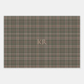 King of England Balmoral Royal Tartan Geschenkpapier Set (Vorderseite 3)