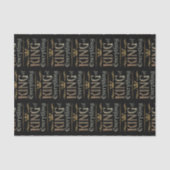KING of EVERYTHING - Elegant Rich Royal Crown Seidenpapier (Vorderseite)