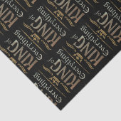 KING of EVERYTHING - Elegant Rich Royal Crown Seidenpapier (Ausschnitt)