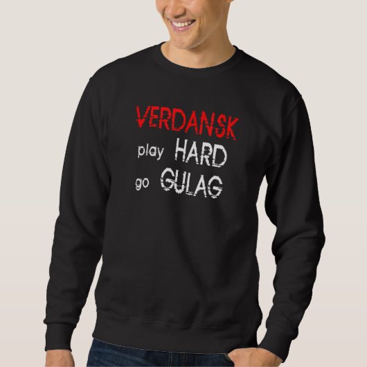 King of Gulag Duty Call Warzone Video Game Sweatshirt (Vorderseite)