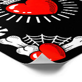 King Of Hearts Card Costume Funny Halloween King O Poster (Ecke)