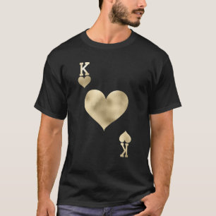 King of Hearts Card Halloween Kostümfilm Glam T-Shirt