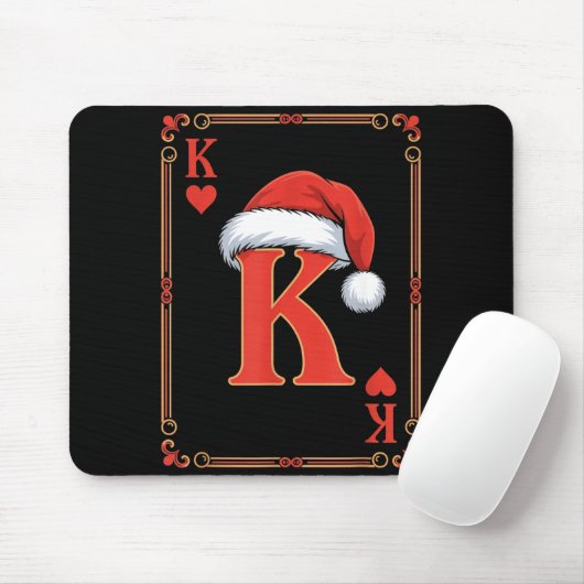 King Of Hearts Christmas Costume Playing Cards Kin Mousepad (Mit Mouse)