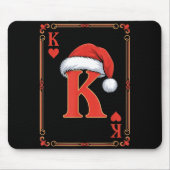 King Of Hearts Christmas Costume Playing Cards Kin Mousepad (Vorne)