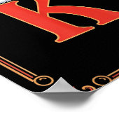 King Of Hearts Christmas Costume Playing Cards Kin Poster (Ecke)